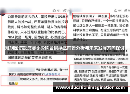 姚明因伤缺席赛季影响合同续签前景分析与未来发展方向探讨